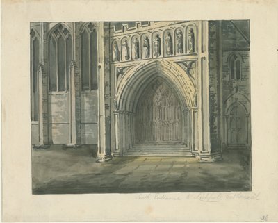 Lichfield Cathedral - South Transept by School English