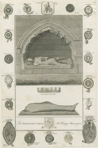 Mavesyn Ridware - Tomb of Sir Henry Mavesyn by School English
