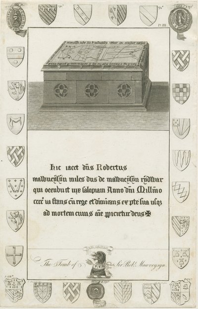 Mavesyn Ridware - Tomb of Sir Robert Mavesyn by School English