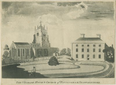 Pattingham Church and Vicarage House by School English