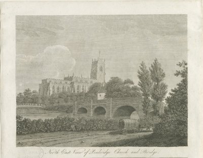 Penkridge Town - Church and Bridge by School English