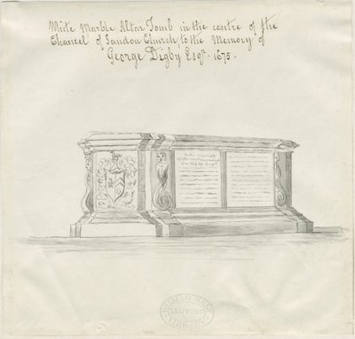 Sandon Church - Tomb of George Digby by School English