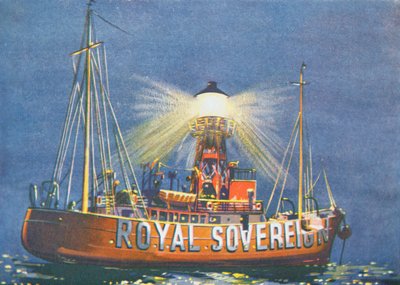 The Royal Sovereign Lightship, Stationed off Beachy Head, UK by School English