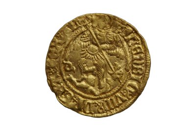 Tudor coin from the Asthall Hoard by School English
