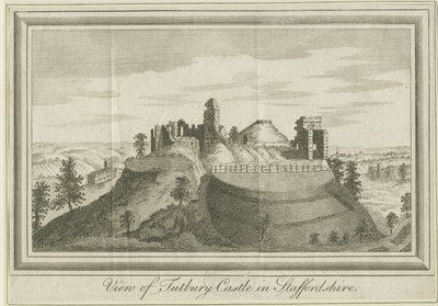 Tutbury Castle - East View by School English