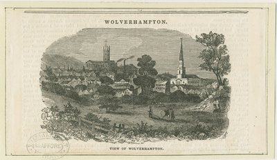 Wolverhampton - Distant View [from the Penn Road] by School English