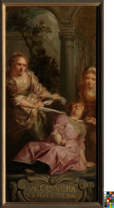 The Martyrdom of the Holy Cunera by School Flemish