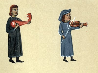 A Troubadour of the Middle Ages, Illustration from 