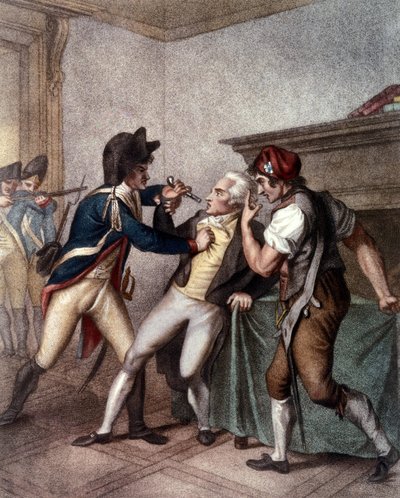 Arrest of Maximilien de Robespierre on July 27 by School French