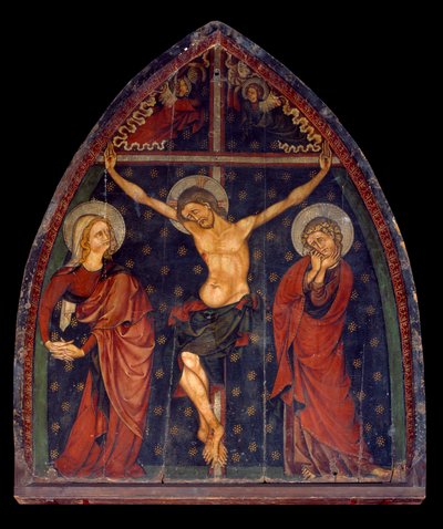 Art France, Middle Ages: crucifixion by School French