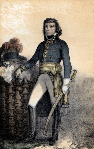 Barthelemy-Catherine Joubert (1769-1799) general - engraving by School French