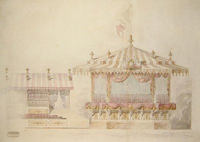 Design for a Review Stand by School French
