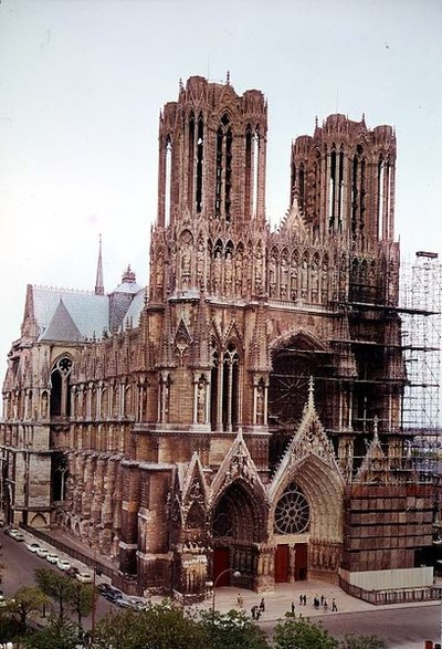 Exterior facade by School French