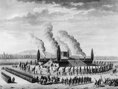 Funerals in Honor of the Citizens Who Died in Nancy in September 1790 by School French