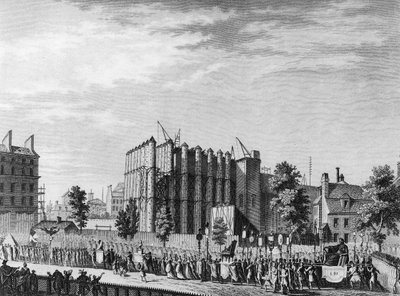 French Revolution: Funeral procession in honour of Jacques Guillaume Simonneau by School French