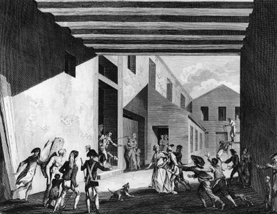 Arrest of Cecile Renaud by School French