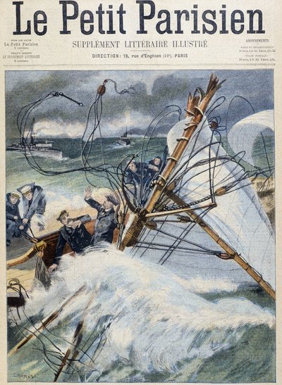 King of England Victim of a Navigation Accident on the Shamrock II (The Little Parisien) by School French
