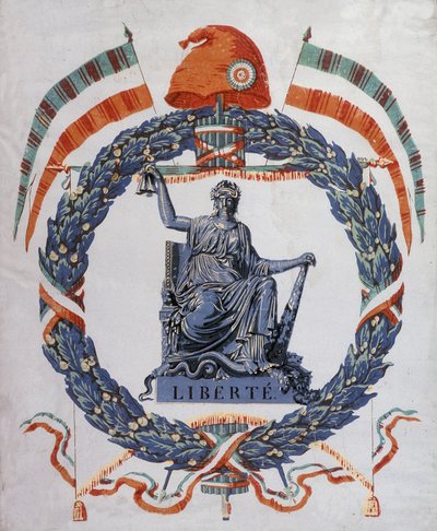 Liberty: Allegory of the Revolution and the Republic by School French