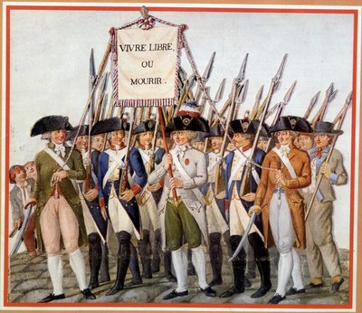 National Guards with the flag 