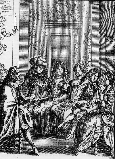 Representation of a scene from the play 