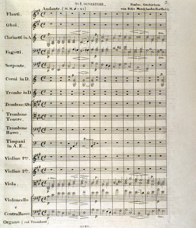 First page of score of 