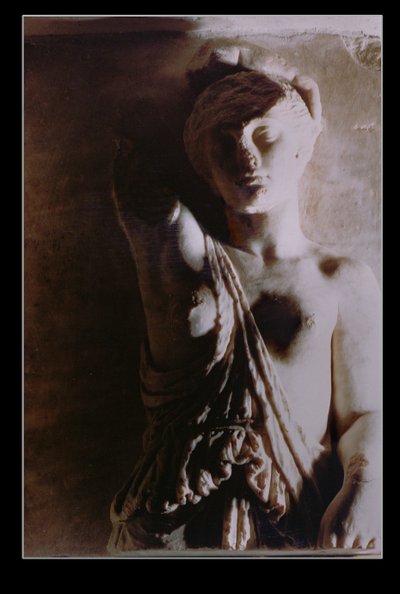 Figure of an Amazon, relief from the altar of Artemis, Temple of Artemis at Ephesus by School Greek