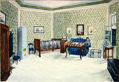 Room of a Student in Budapest by School Hungarian