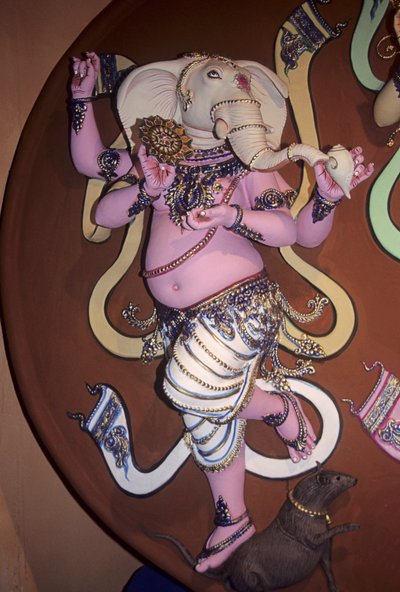 Idol of the Elephant Headed God Ganesh by School Indian