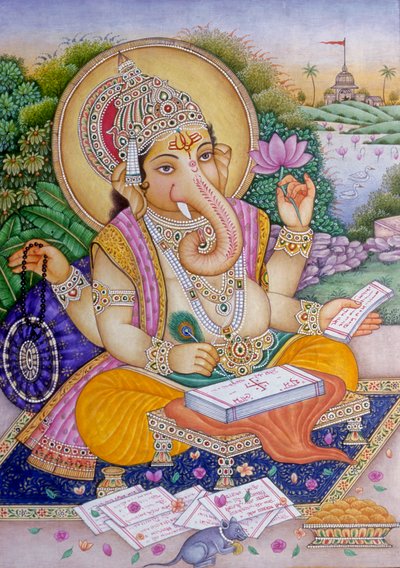 Lord Ganesh Ganpati by School Indian