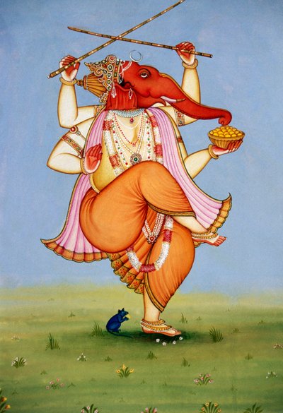 Lord Ganesh Ganpati by School Indian