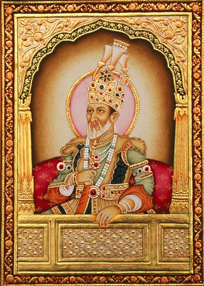 Mughal Emperor Bahadur Shah Zafar by School Indian