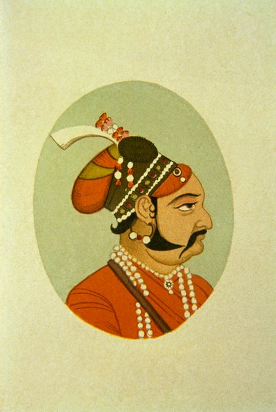 Portrait of Maharaja Jaisalmar Jaswant Singh, India by School Indian