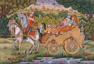 Radha and Krishna by School Indian