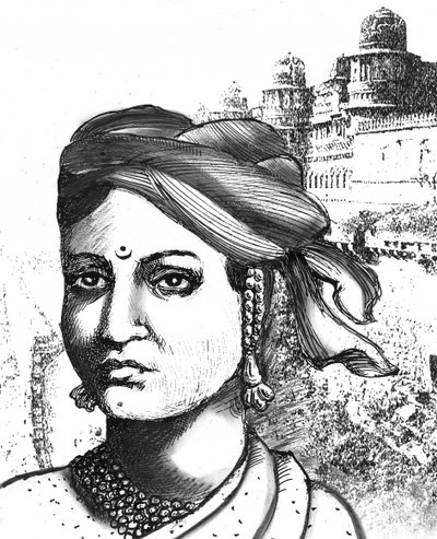 Rani Lakshmibai by School Indian