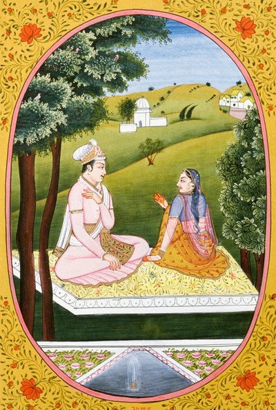 Year Calendar Picture & Painting for a Hindu Month Ash Ad, India by School Indian