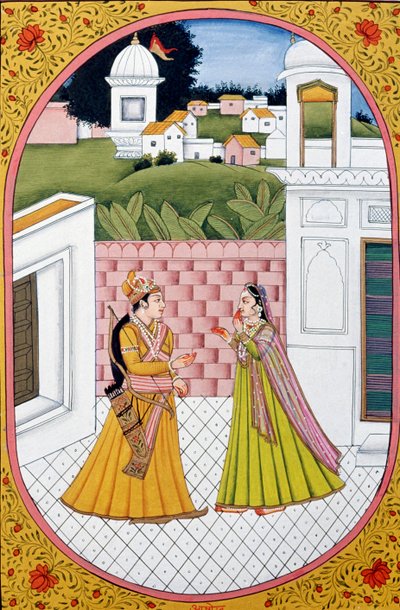 Year Calendar Picture & Painting for a Hindu Month Asoz, India by School Indian