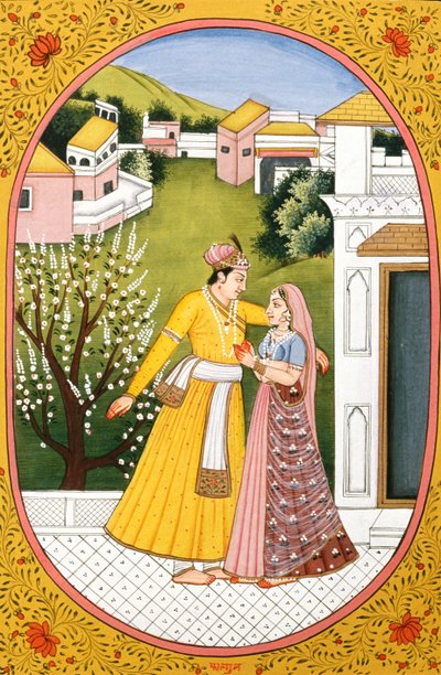 Year Calendar Picture & Painting for a Hindu Month Fagun, India by School Indian