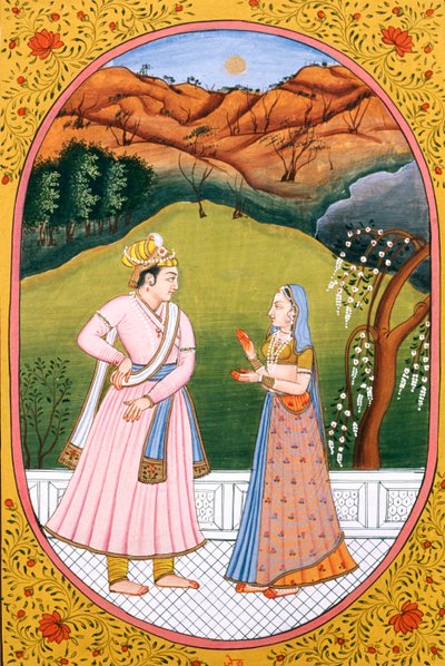 Year Calendar Picture & Painting for a Hindu Month Jeth, India by School Indian