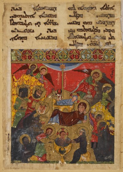 The Nativity and the Visit of the Three Kings (An Apocryphal Representation of Christ