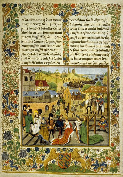 A Celebration in Tarente, copy of an illustration from 