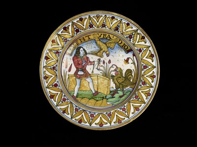 Dish with a Scene from Aesop