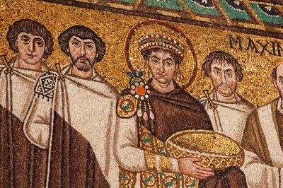 Emperor Justinian I by School Italian
