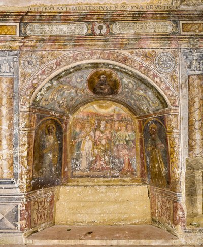 Fresco in the Church of Santa Maria della Palomba by School Italian