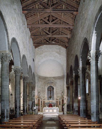 Interior View of the Church of the Apostles by School Italian