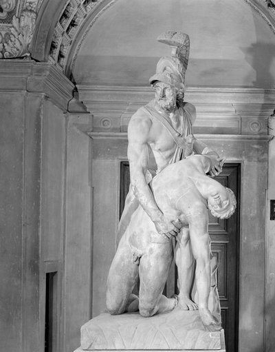 Menelaus Supporting the Body of Patroclus, Copy of a Greek Original by School Italian
