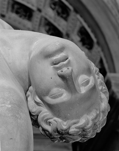 Menelaus supporting the body of Patroclus, copy of a Greek original by School Italian