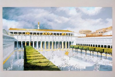 Reconstruction of the piazza of Trajan