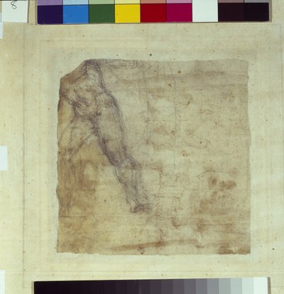 Study of a man by School Italian