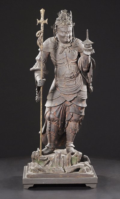 Bishamonten, Kamakura Period by Japanese School