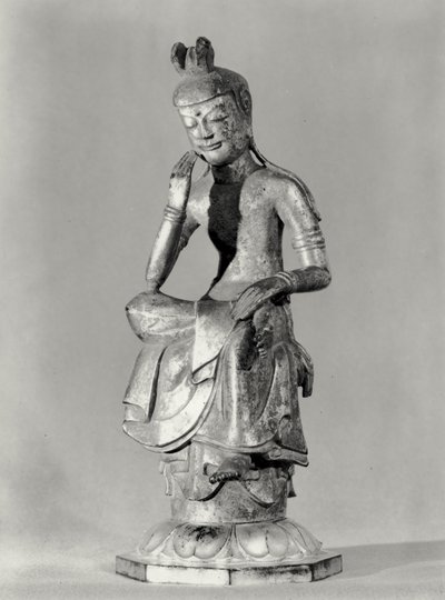 Bodhisattva Seated in a Meditative Pose, c.645-794 by Japanese School